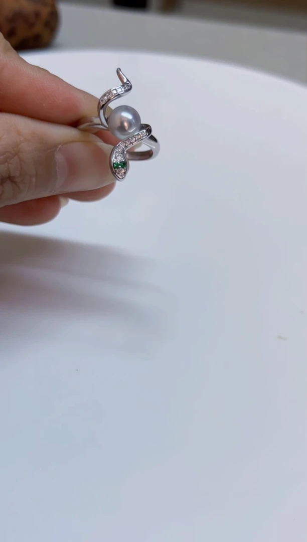 海水珍珠戒指未镶嵌戒指