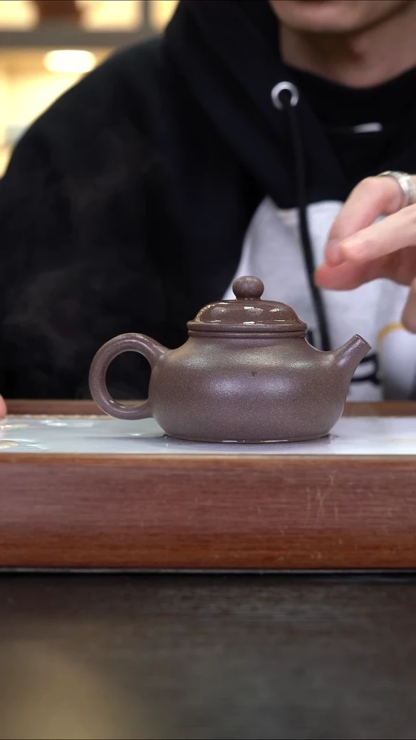 茶壶紫砂  JF   全砂桃花泥    容天   200cc