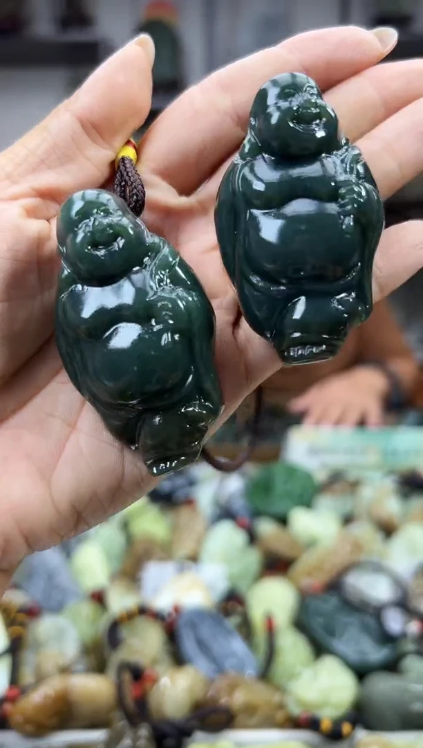 和田玉未镶嵌把件多样性发货 拍一发一