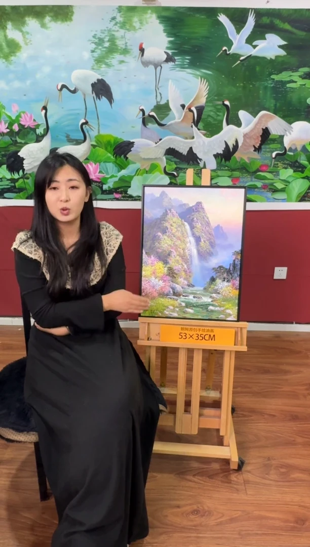 油画【26号】约53*35cm丨朝鲜原创纯手绘孤品油画丨顺丰包邮