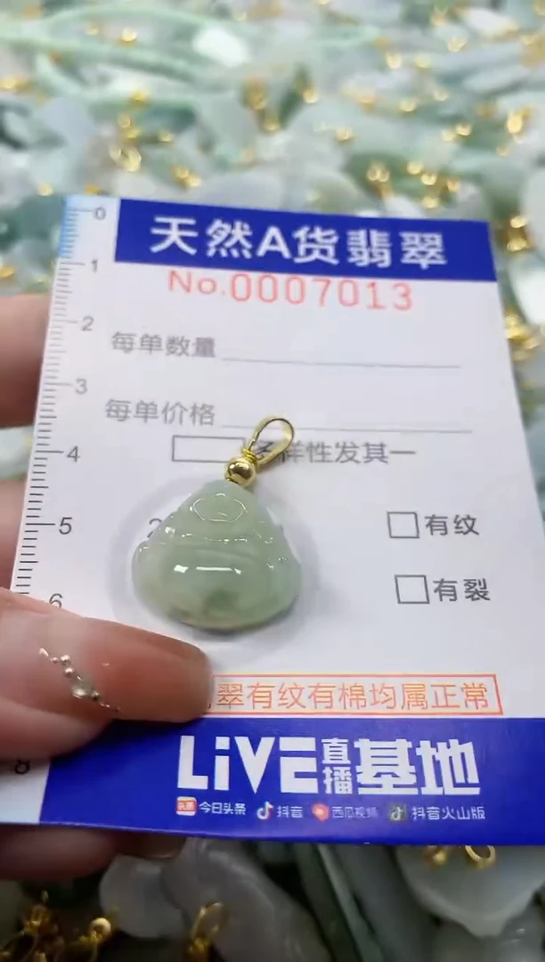 颈饰未镶嵌翡翠天然A货翡翠