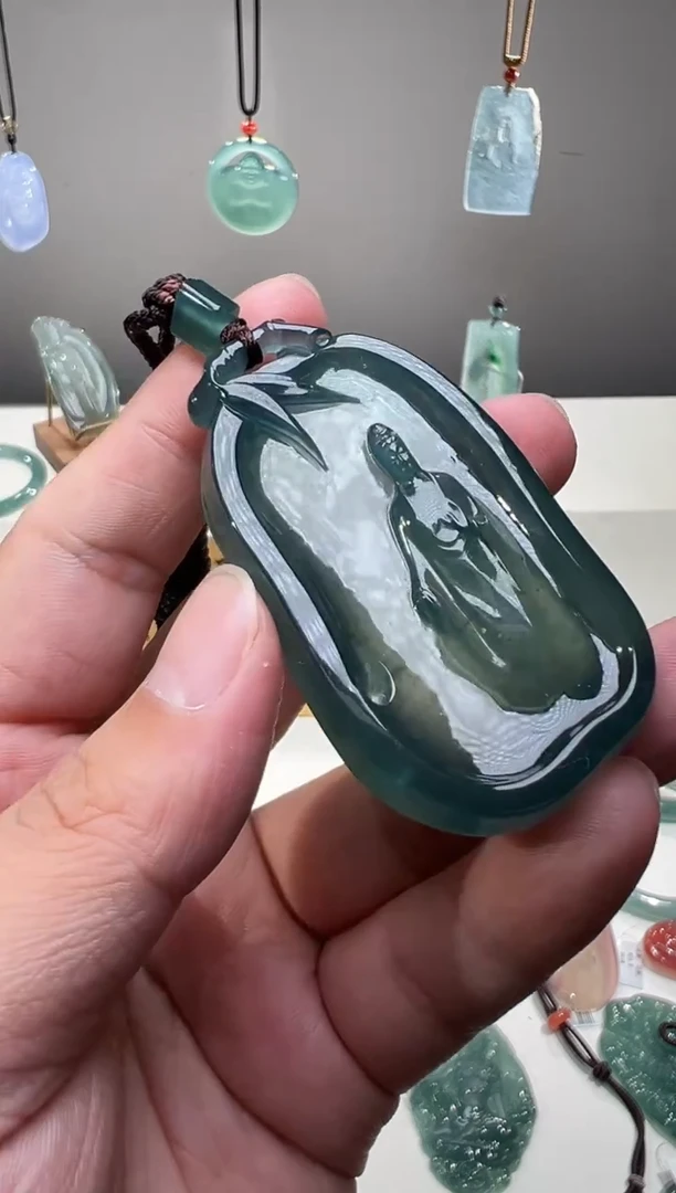 吊坠(不含链)未镶嵌翡翠悟道