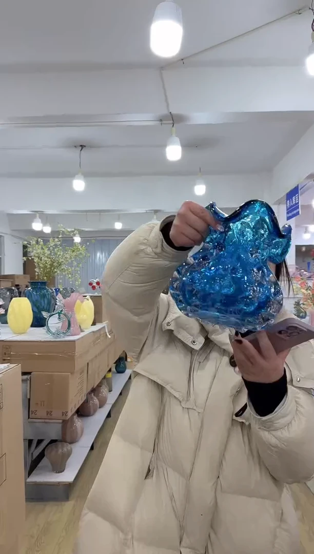 【闪购商品】无铅玻璃美全花器-j-8早