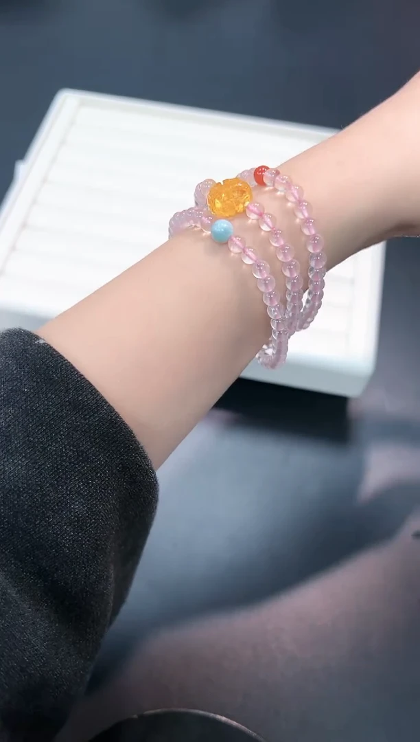 【闪购商品】水晶手串未镶嵌72o多样性发其一/1条默认微瑕