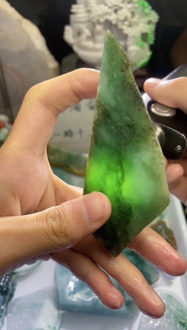 未镶嵌挂件翡翠天然缅甸翡翠A货