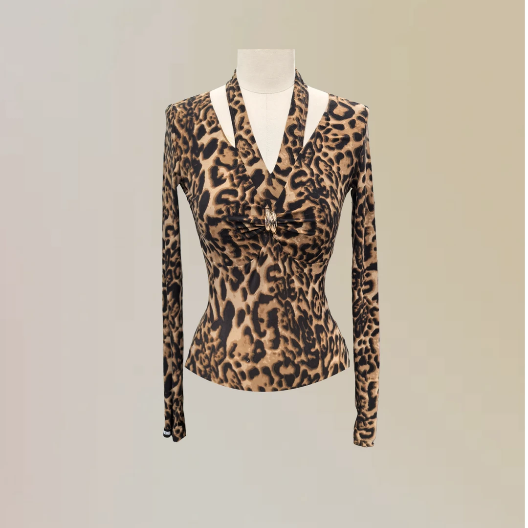 孤品拉丁舞服/带胸垫底裆（258802）