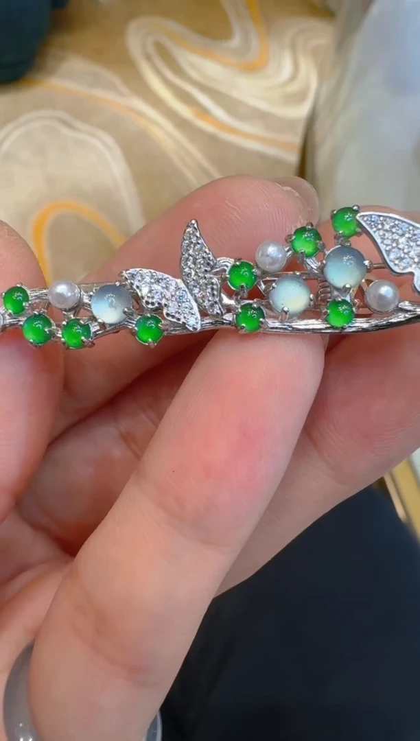 吊坠(不含链)银S925镶嵌翡翠多样性团购发一件