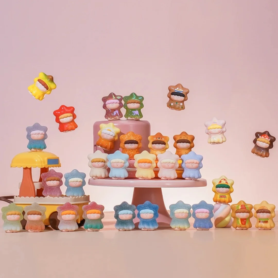 【加加乐】星星人糖果罐家家乐摆件潮玩盲盒场景