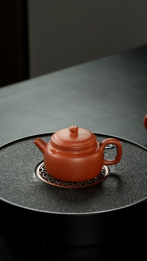茶壶紫砂特价精挑24目满砂红降坡德中