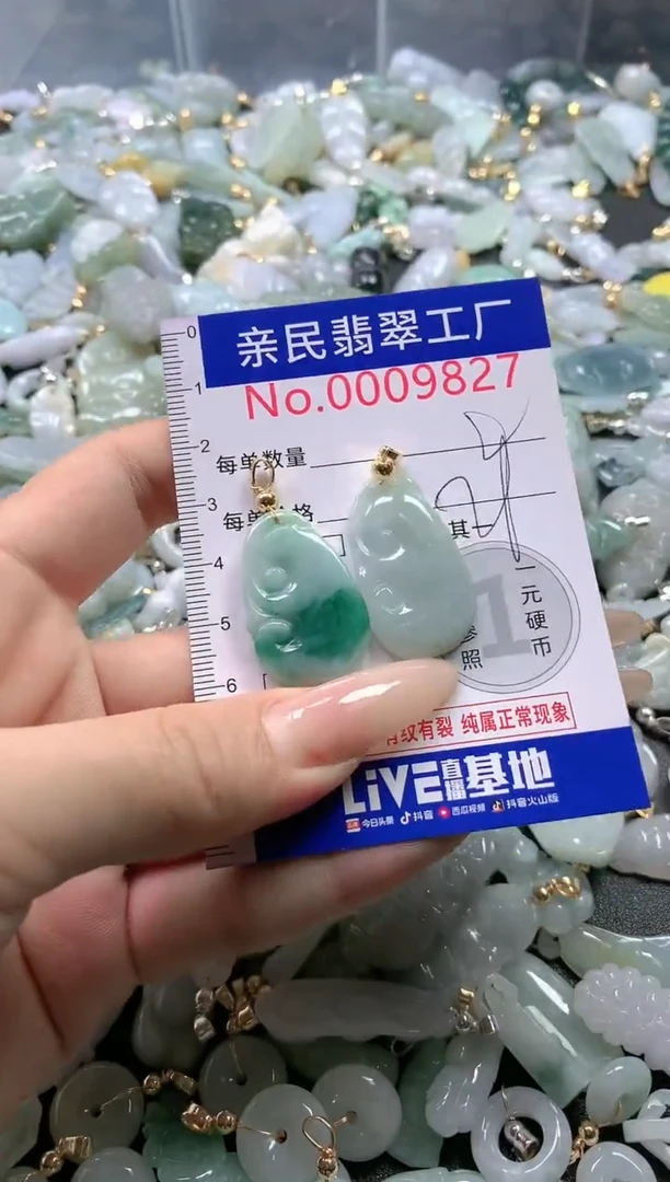 【闪购商品】翡翠吊坠(不含链)未镶嵌9827