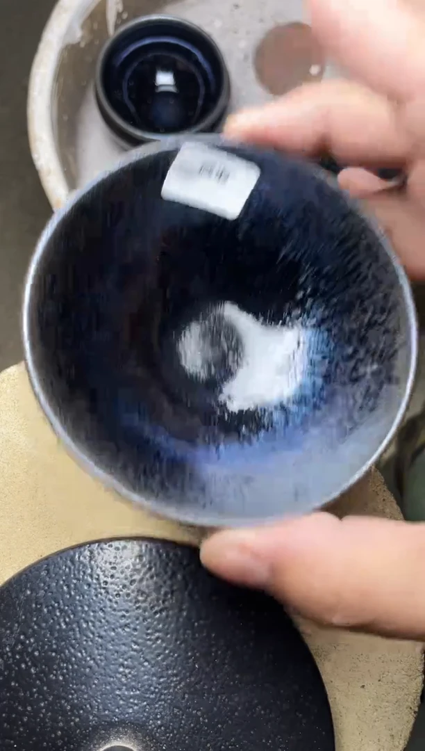 【闪购商品】茶盏叶紫建盏瓷器微瑕136