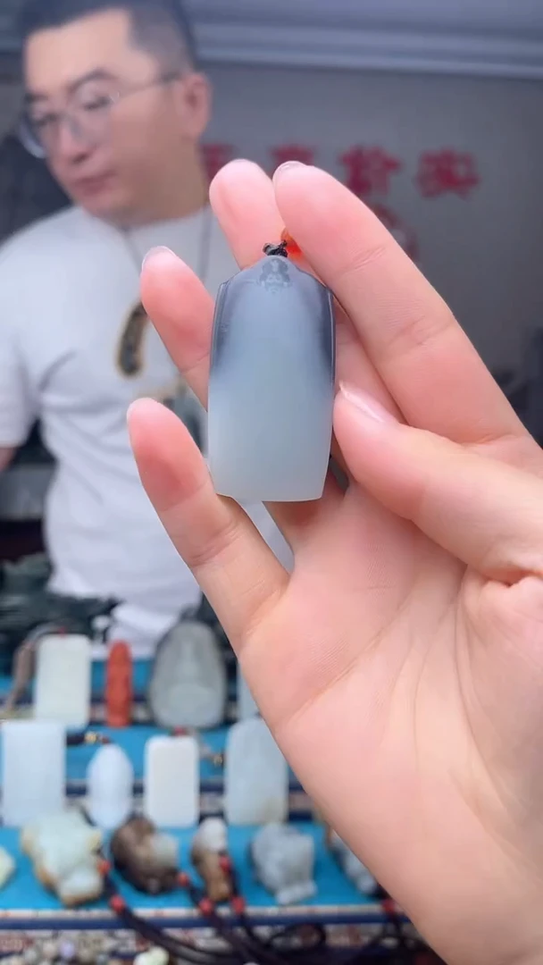 和田玉未镶嵌挂件1