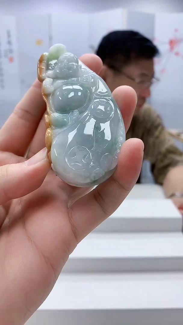 定制翡翠未镶嵌5124bb-毛货挂件10