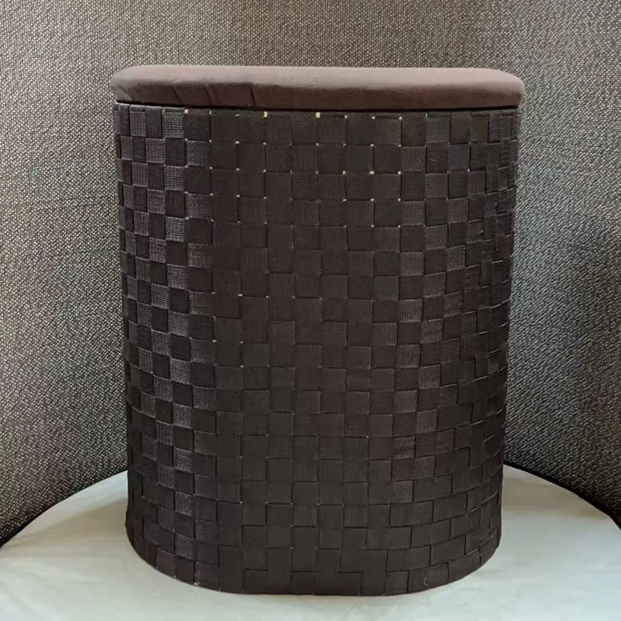 3609微瑕款 长46宽36高55cm 家用收纳筐储物筐带盖脏衣筐大容量