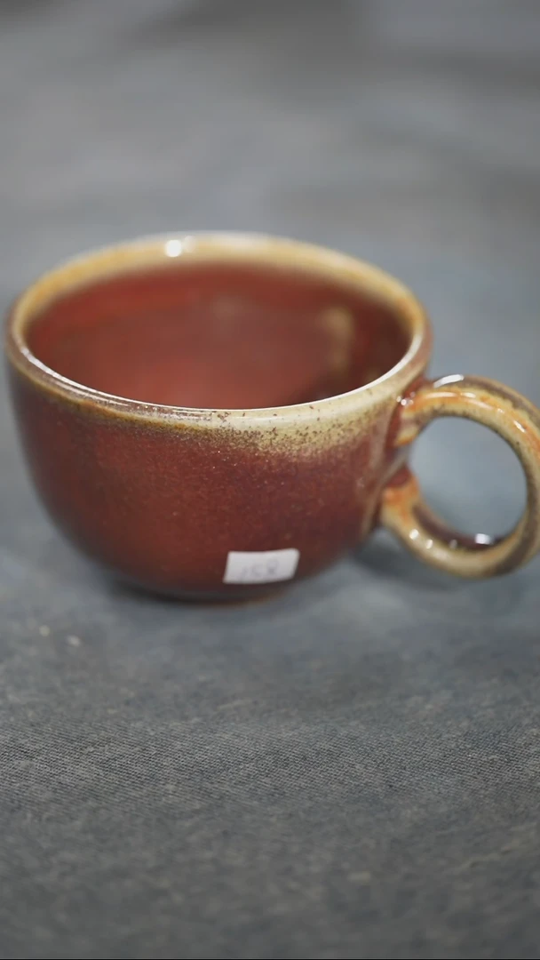 浪鬼家釉绘柴烧系列杯子