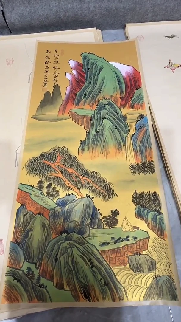 横款玲珑阁书画福利作品