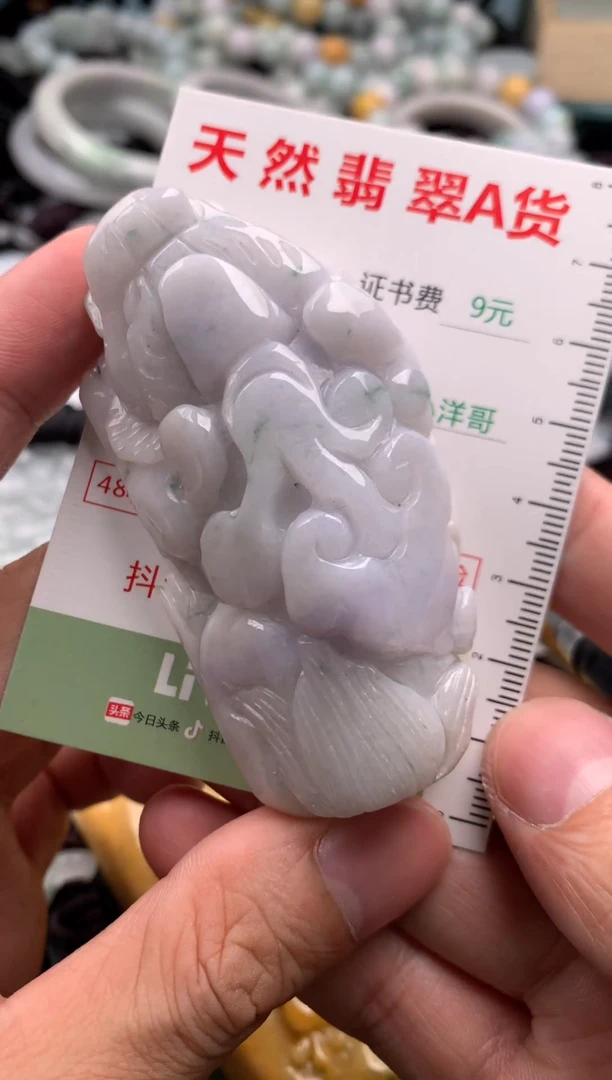 翡翠未镶嵌吊坠(不含链)1