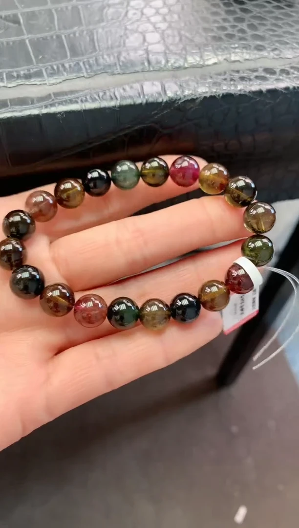 【闪购商品】碧玺手串未镶嵌多样性发一条