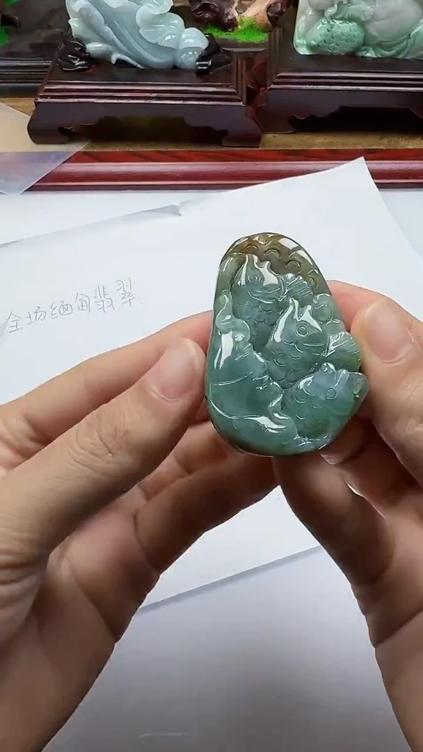 吊坠(不含链)未镶嵌翡翠1