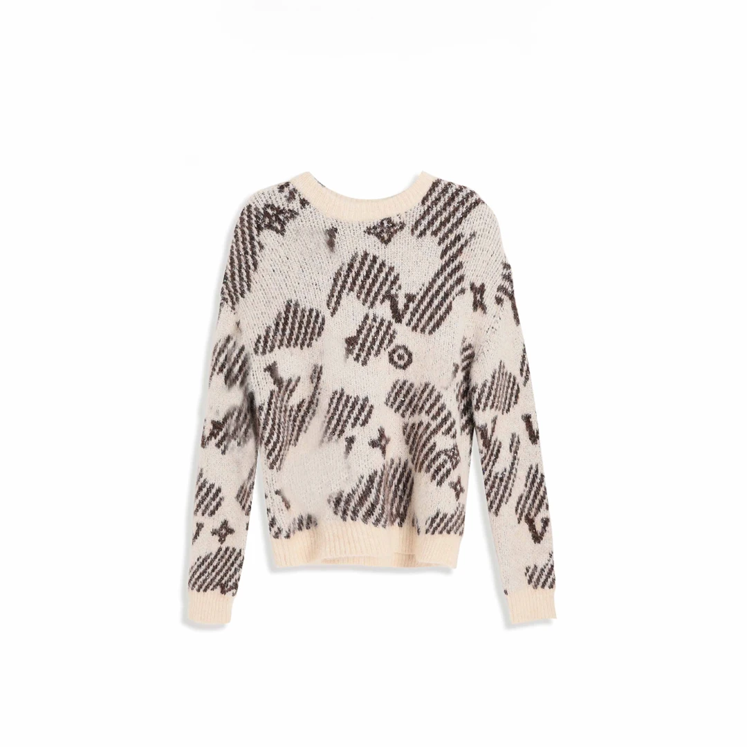 长袖秋冬新款设计感刺绣字母气质百搭女装毛衣VE0034