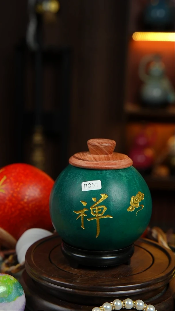 51号非遗大漆葫芦茶叶罐