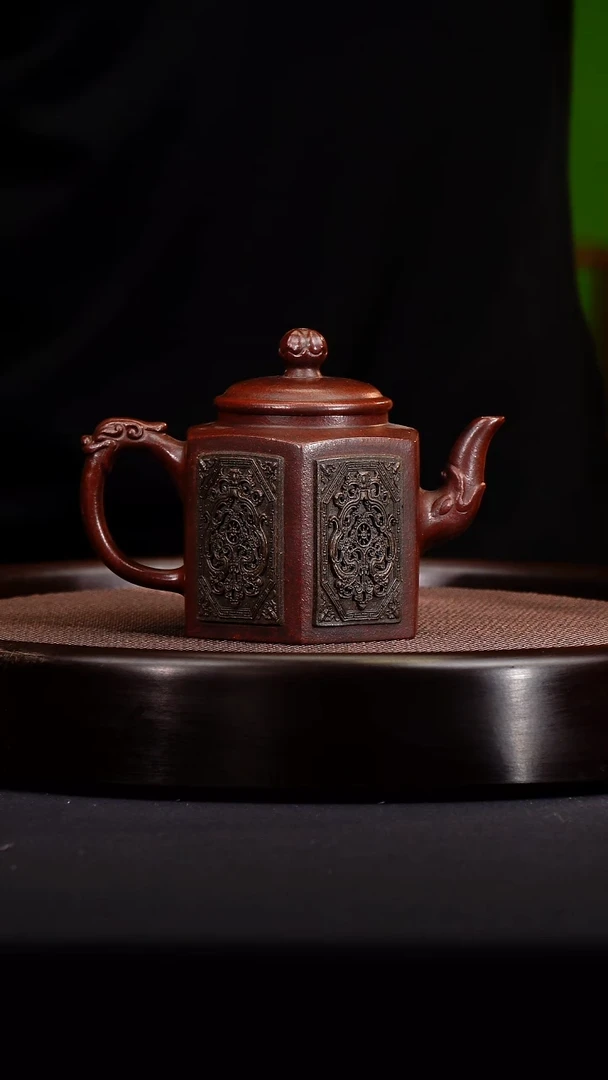 茶壶紫砂  宜兴紫砂原矿壶