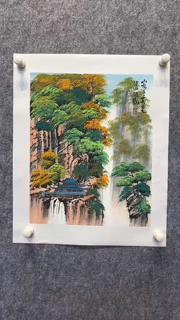国画张敬国画作品6
