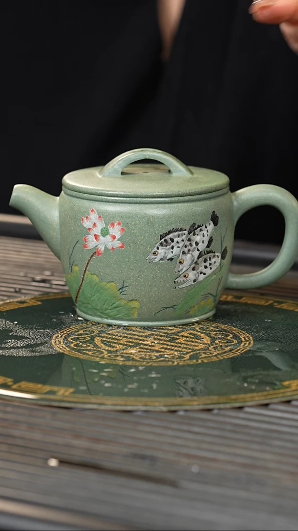 【闪购商品】紫砂茶壶BYM 豆青  汉瓦