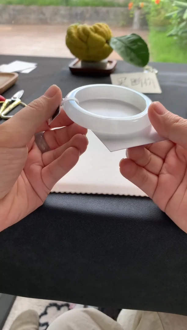 未镶嵌手镯翡翠57.5正圈买断Y3755