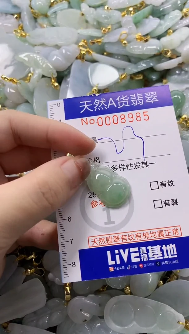 颈饰未镶嵌翡翠天然A货翡翠