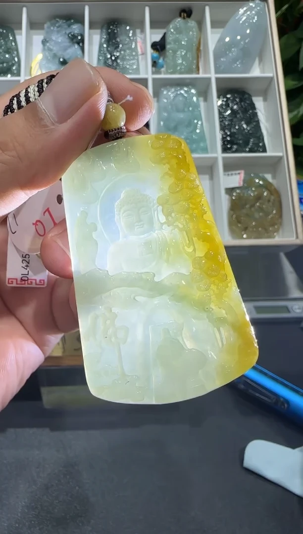 未镶嵌挂件翡翠A货翡翠多样性孤品