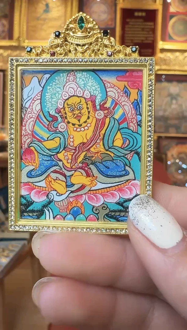 吊坠黄老师--热贡纯手绘