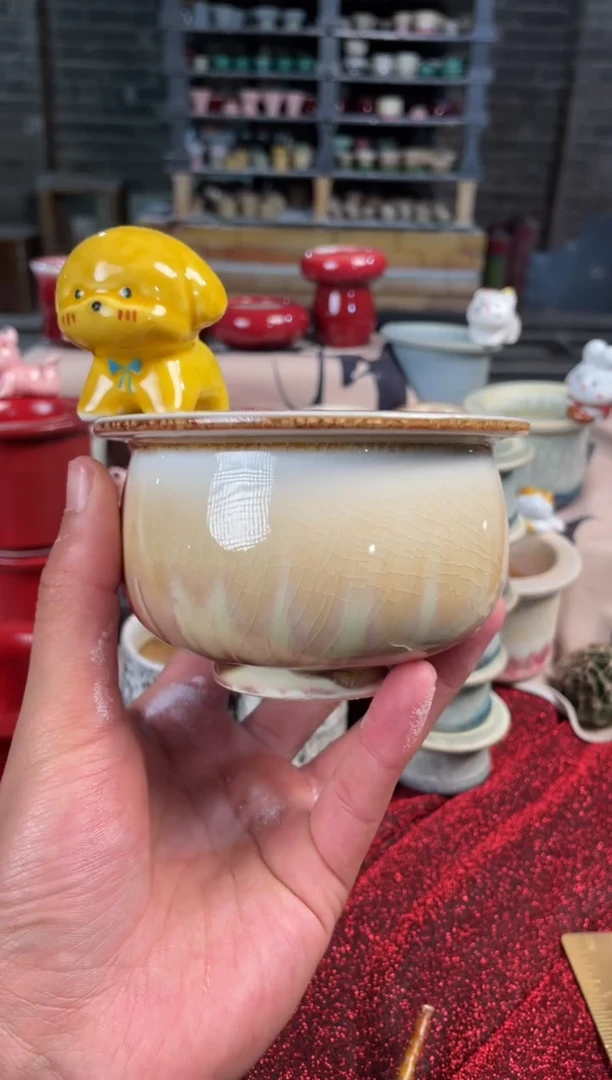 【闪购商品】摆件328知木小芳花盆编号