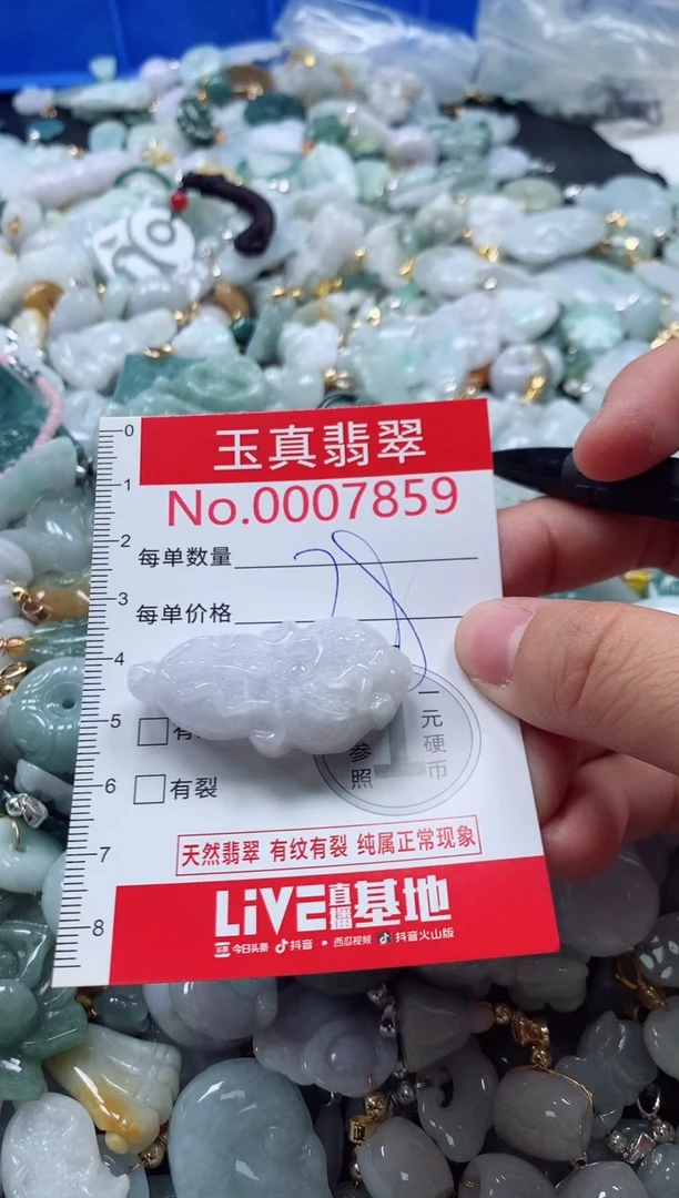 吊坠(不含链)未镶嵌翡翠7859