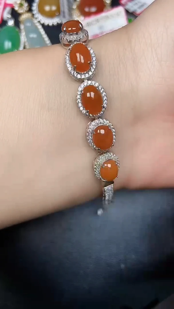 银S925镶嵌戒指翡翠1500