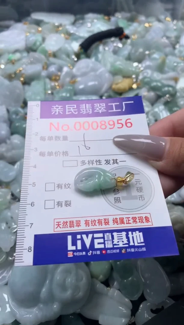 颈饰未镶嵌翡翠8956