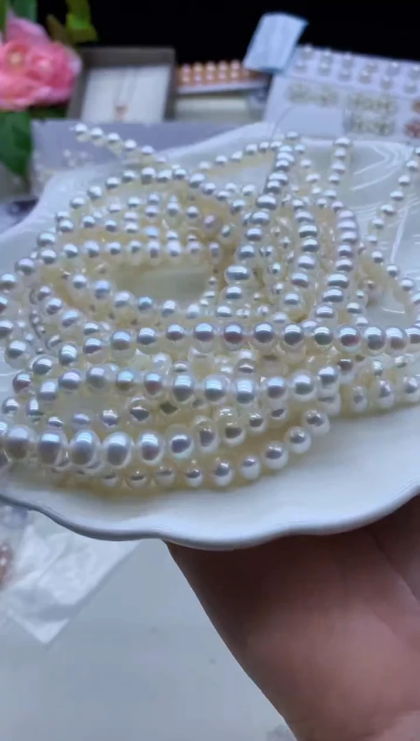 【闪购商品】淡水珍珠颈饰未镶嵌淡水珍珠项链多样性发其一