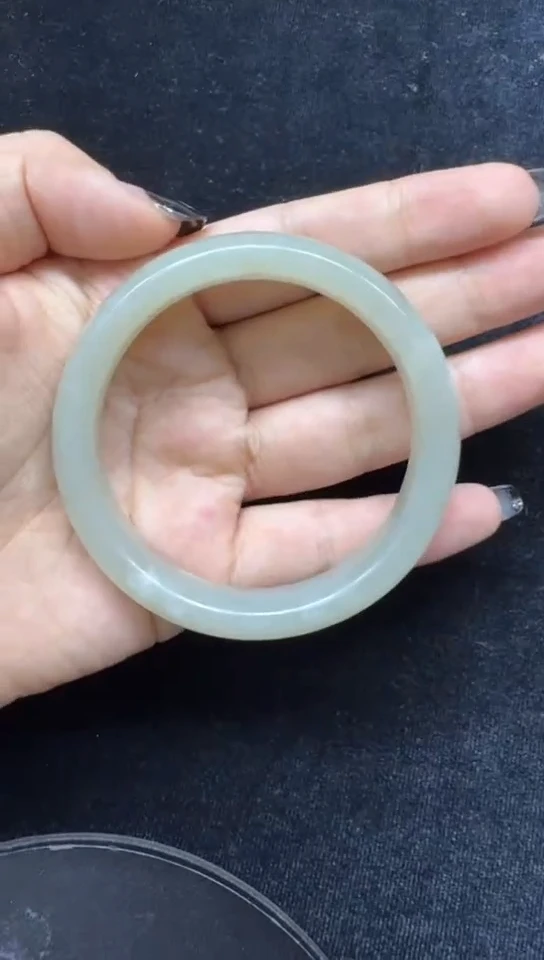 和田玉手镯未镶嵌316圈口54