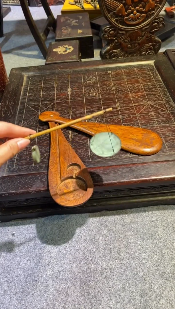 香榧木紫檀拆件雕刻板以直播间实物为准微瑕老物件