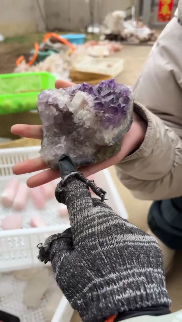 【闪购商品】水晶摆件未镶嵌紫水晶 dz