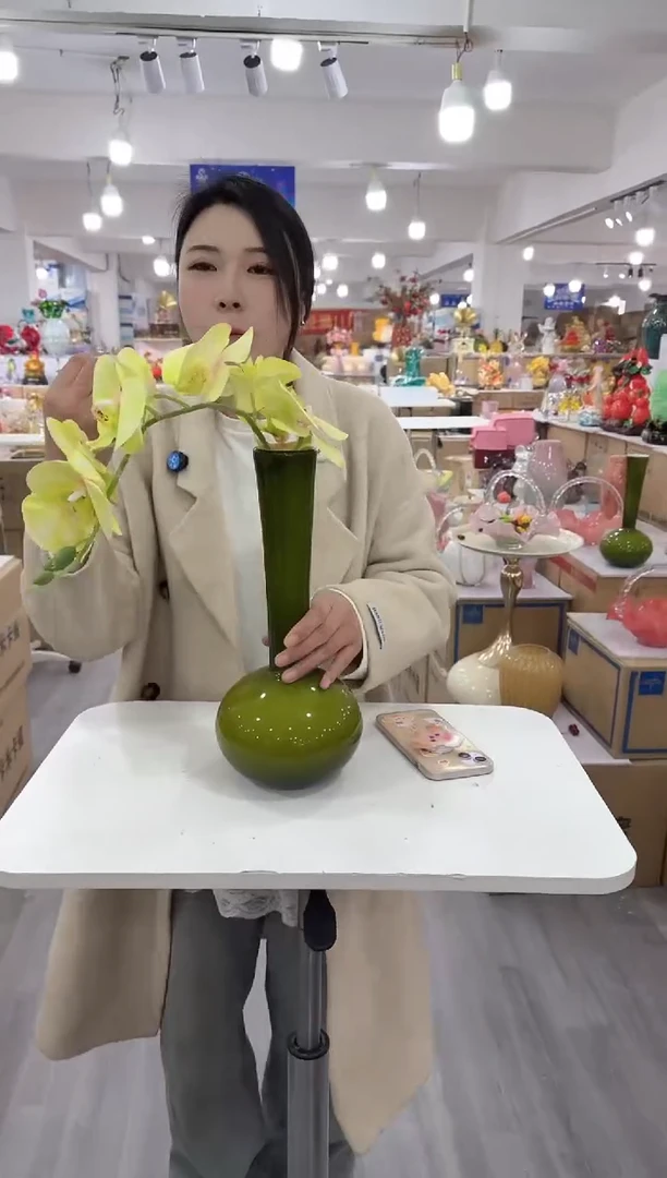 【闪购商品】琉璃瑞鸿花器早F-4