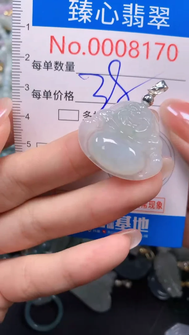 吊坠(不含链)未镶嵌翡翠8170