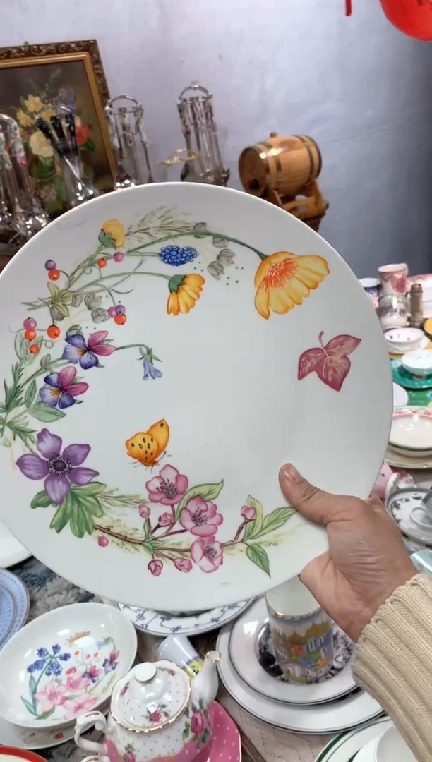 【闪购商品】瓷片陶瓷原单CC333餐具1个大盘