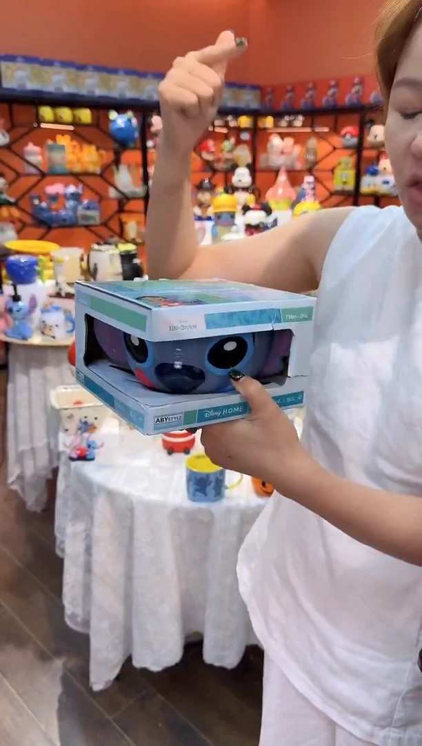 瓷片@@史迪奇水果沙拉碗（礼盒）