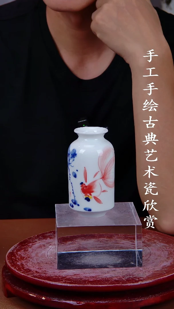 摆件景德镇手工手绘陶瓷摆件13