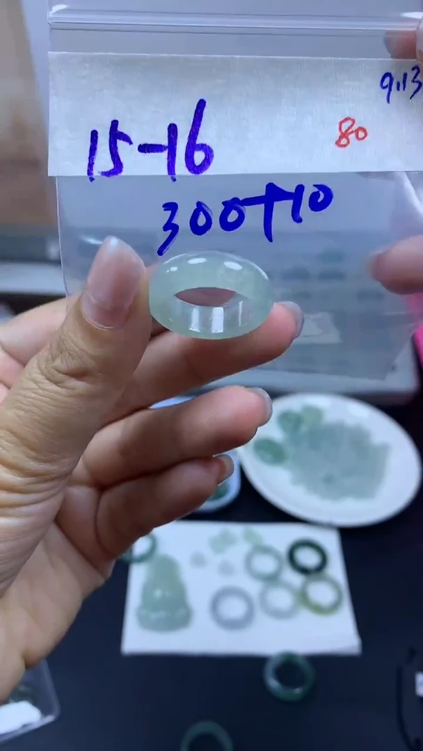 未镶嵌定制翡翠毛货需精细抛光拍一发一