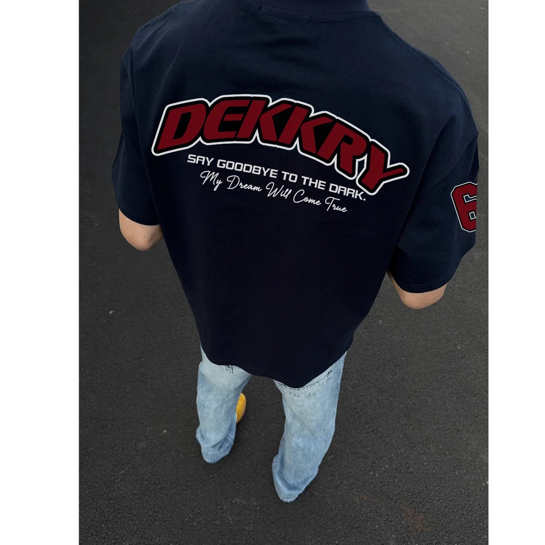 100%纯棉美式高街潮流字母印花短袖t恤男女夏季百搭休闲情侣上衣