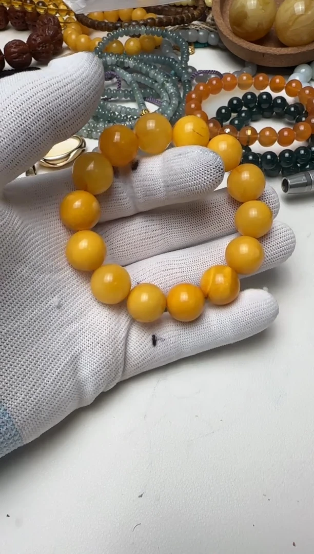 【闪购商品】琥珀手链未镶嵌文玩文玩