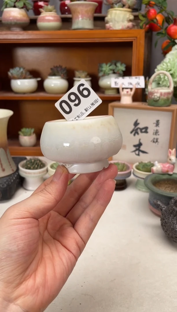 瓷片096知木小芳花盆