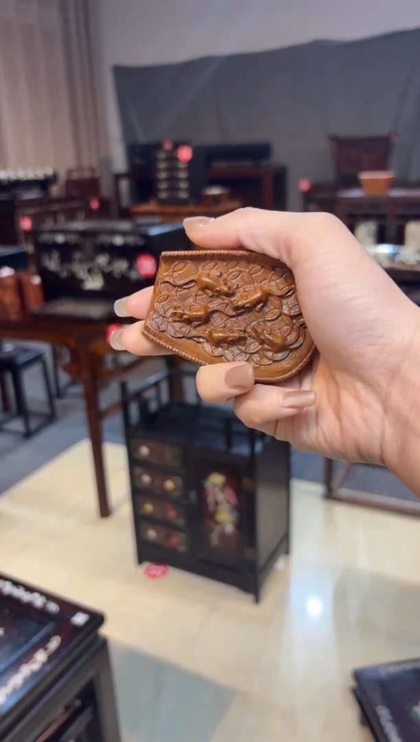 小叶黄杨手把件木木